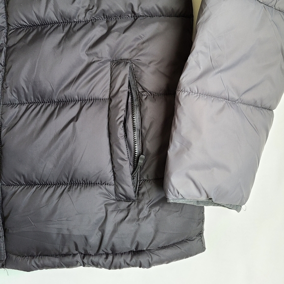Spider Circut Black and Gray Puffer Jacket - Picture 2 of 7